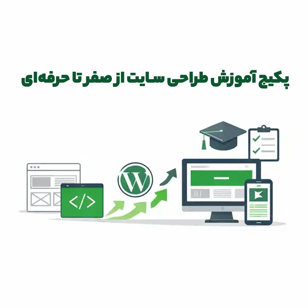 پکیج آموزش طراحی سایت از صفر تا حرفهای